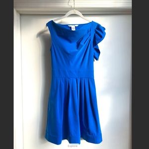 DVF Tonnes Dress Bright Blue Size 4